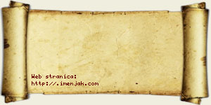 Jovana Ojdanić vizit kartica